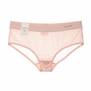 Calvin Klein One Size Pink Mesh High Waist Thong Panty, NWT